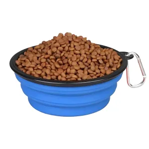 1000ml Collapsible Pet Bowl – Perfect for Travel, Hiking, and Outdoor Adventures