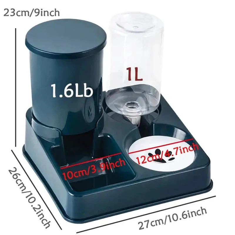 2-in-1 Automatic Cat Feeder & Water Dispenser