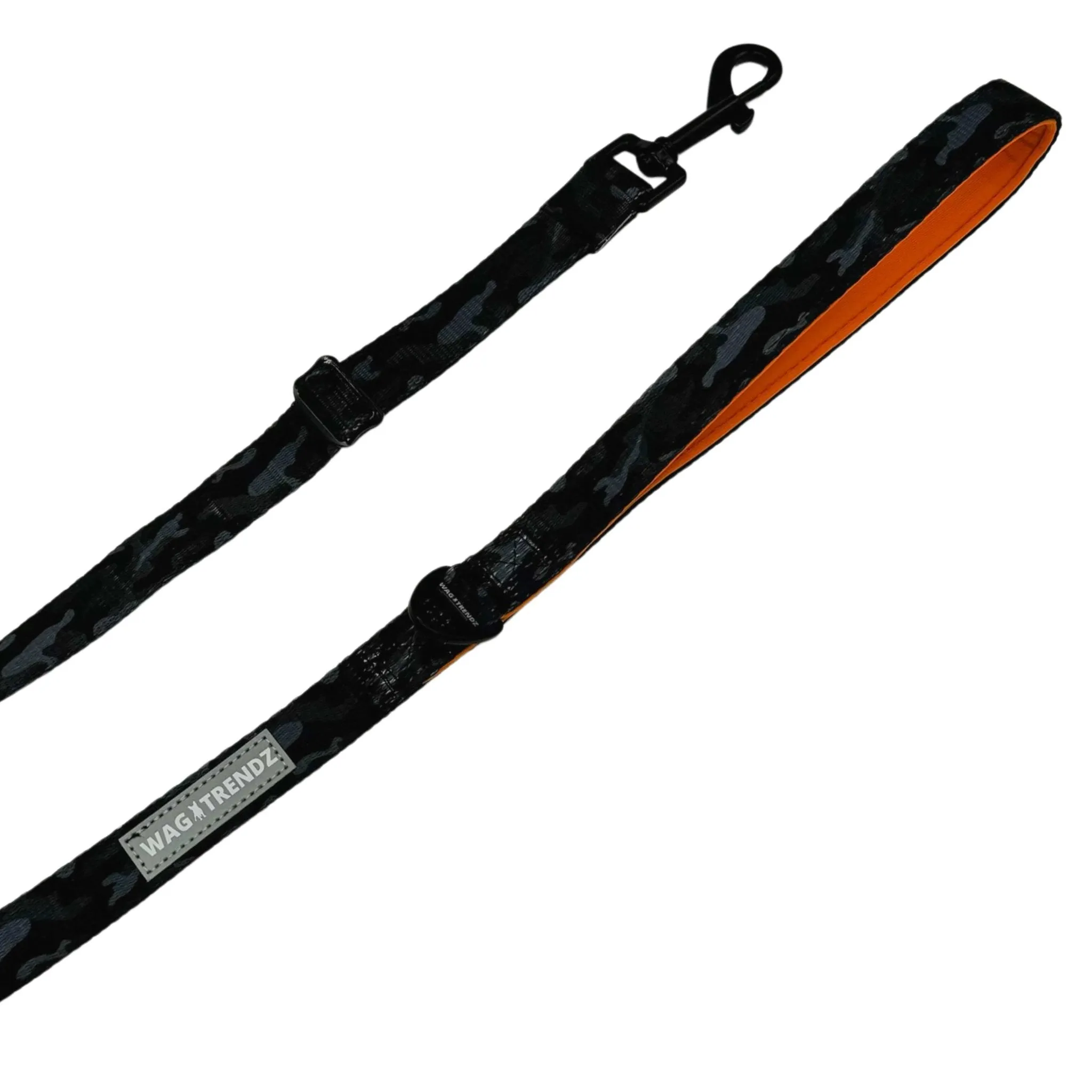 Adjustable Dog Leash | Camo Chic (SHēk) Orange