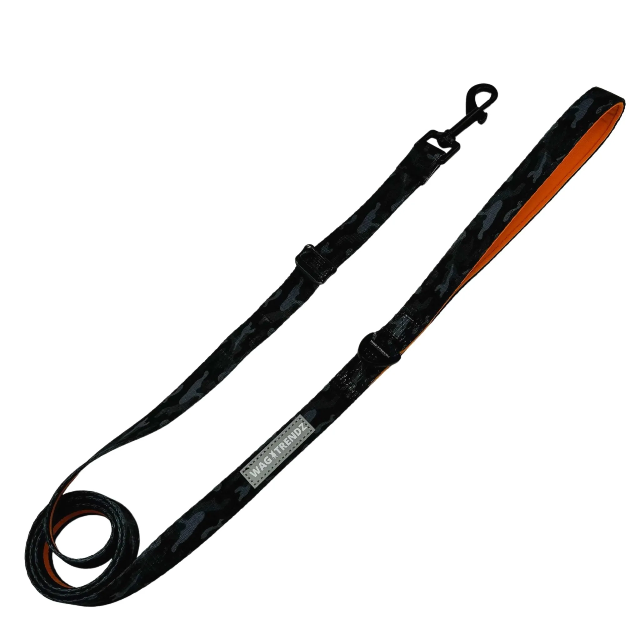 Adjustable Dog Leash | Camo Chic (SHēk) Orange