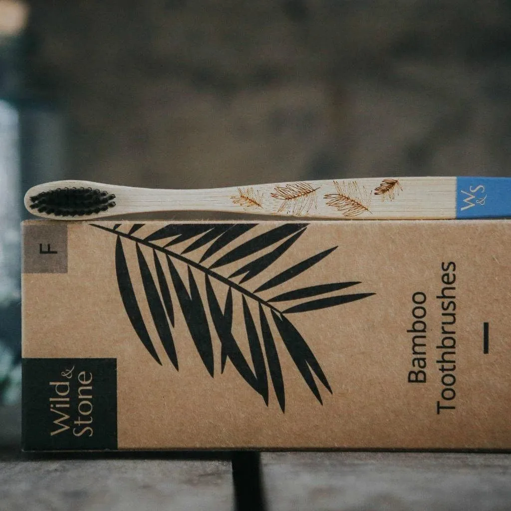 Adult Bamboo Toothbrush - 4 Pack