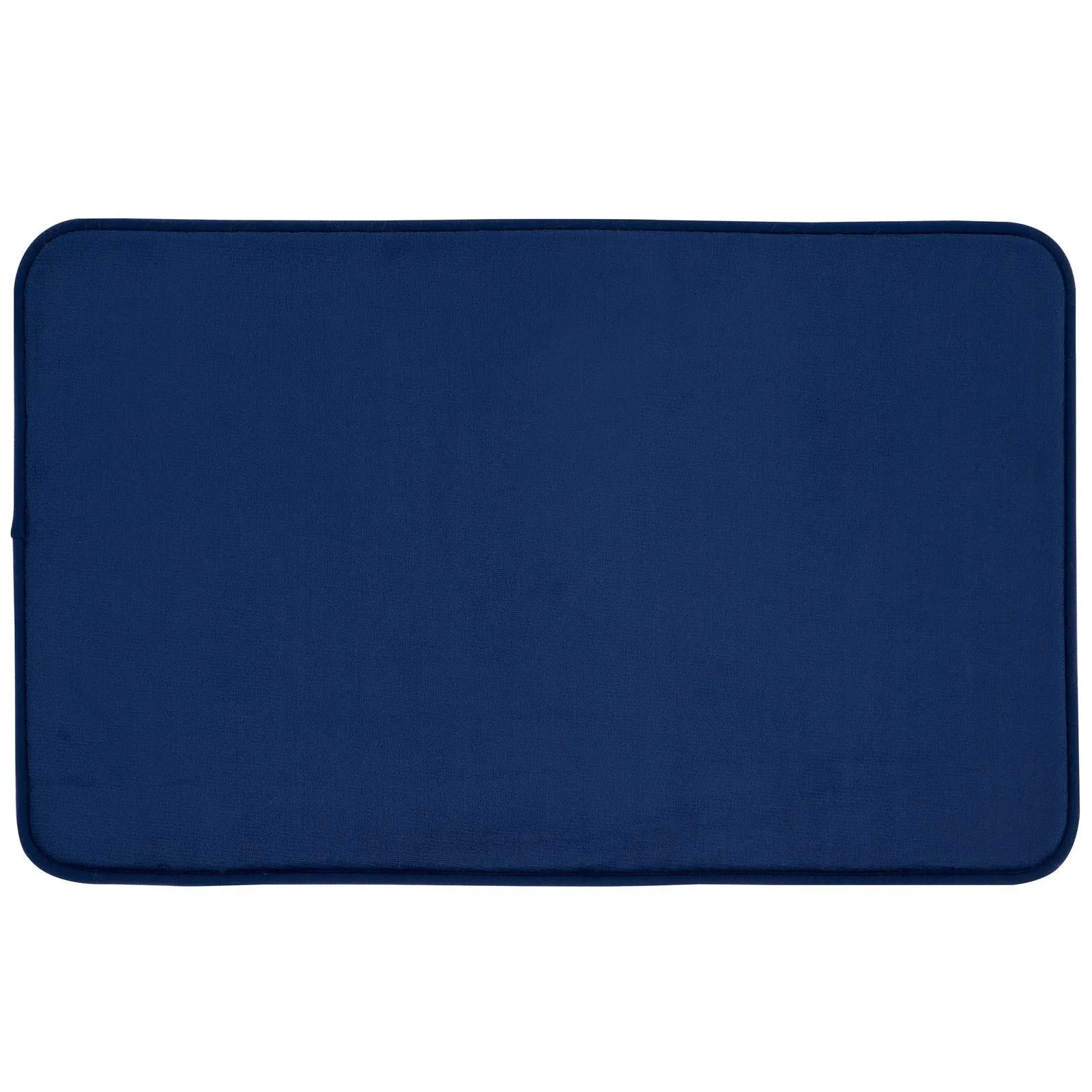 Anti-Bacterial Memory Foam Bath Mat Navy