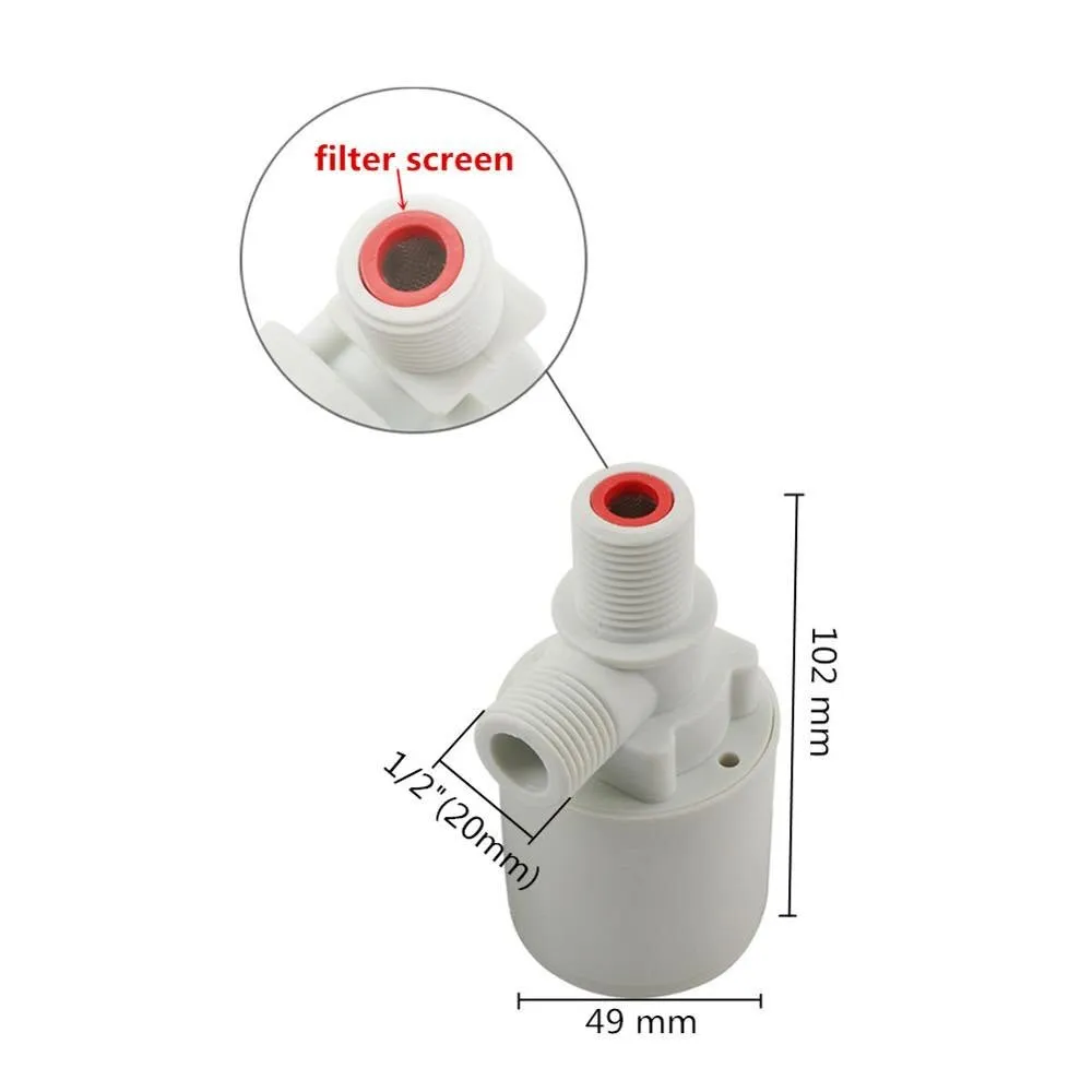 Automatic Water Control Valve - Vertical Interior Water Tank