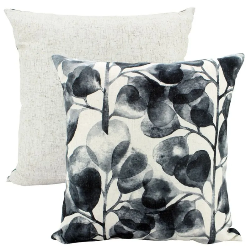 Black Fade To Grey Cushion - 50cm x 50cm
