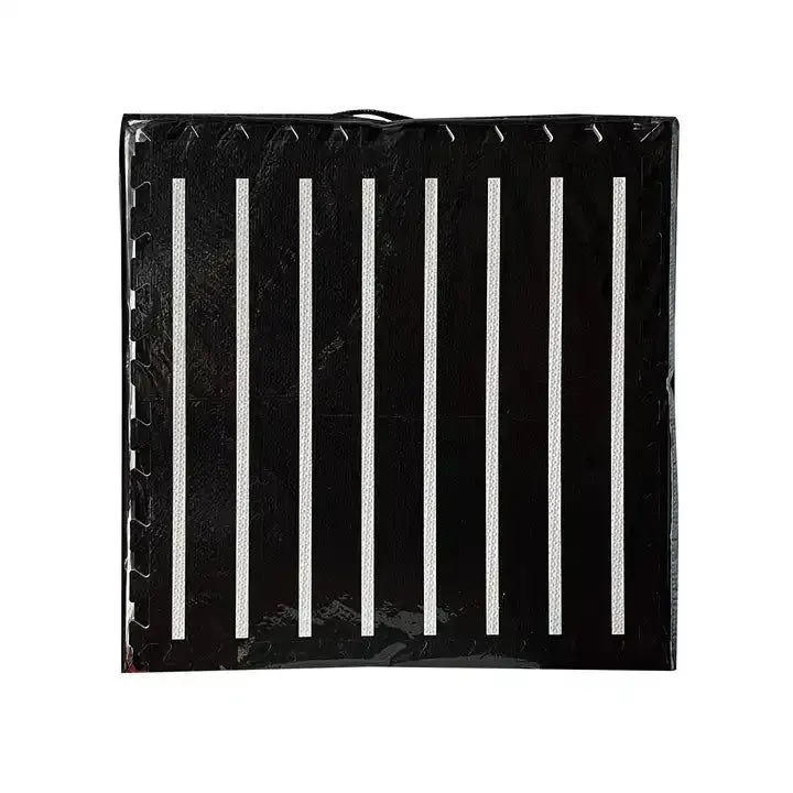 Boho Puzzle Play Mat Tiles - Black Boho Design