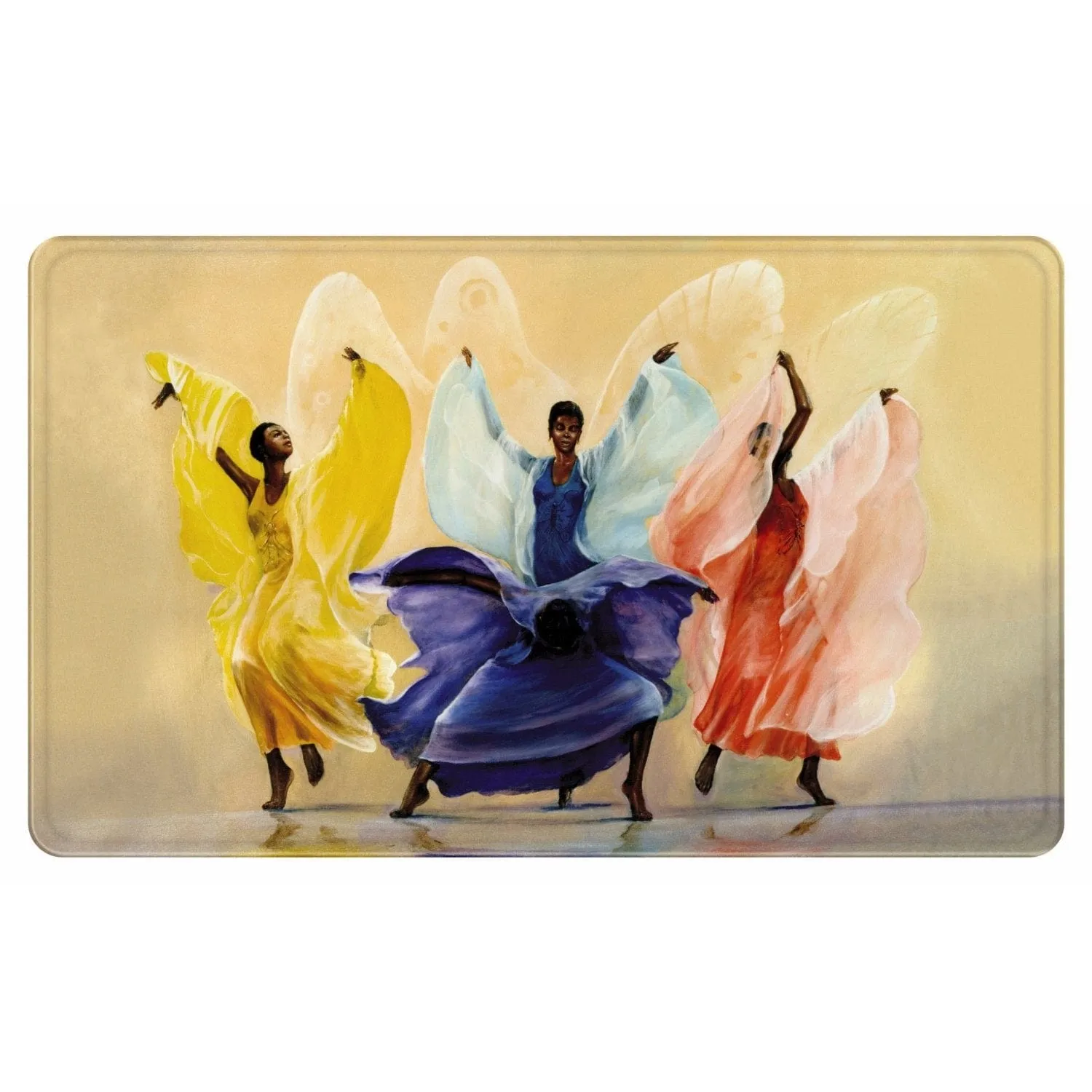 Butterflies Memory Foam Bath Mat