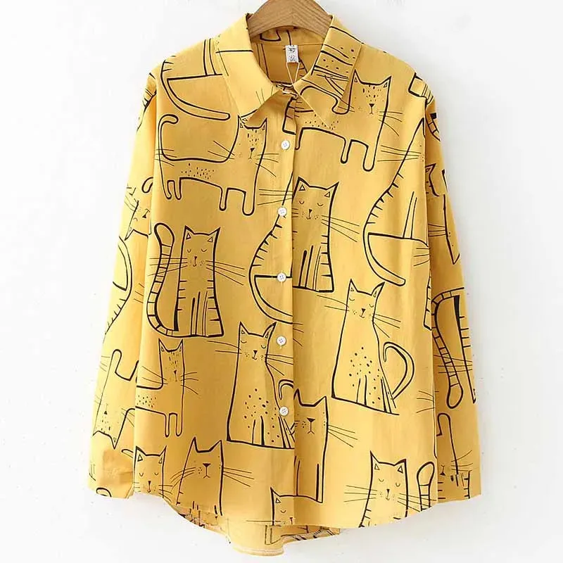 Catitude Button-Up Shirt