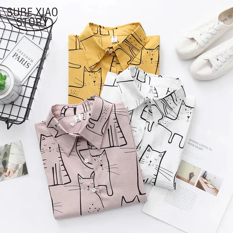 Catitude Button-Up Shirt