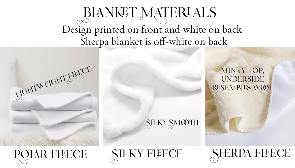 Colton Florida Map Blanket Double Stitched Edges Cozy Luxury Fluffy Super Soft 430 GSM Polyester Throw Blanket