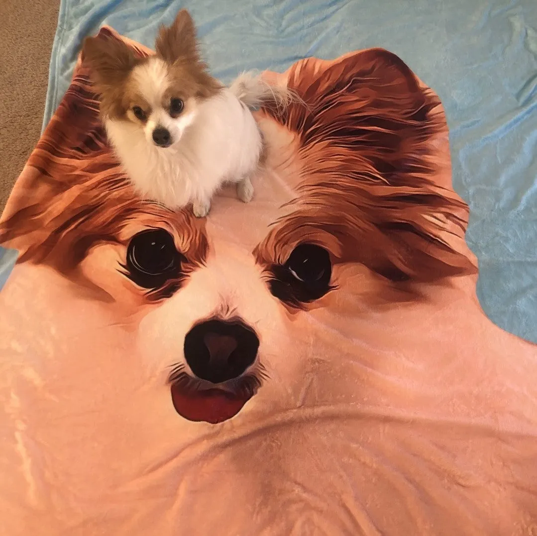 Custom Photo Blankets Personalized Photo Blankets Painted Art Portrait Fleece Blanket Best Gift 2021 Portrait Blanket