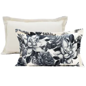 Darkest Night Linen Cushion - 30cm x 50cm