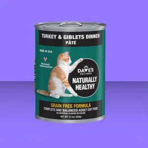 Dave's Healthy & Natural Turkey & Giblets Dinner Cat 12.5oz