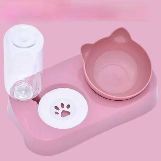 Dog Automatic Feeder Food Bowl