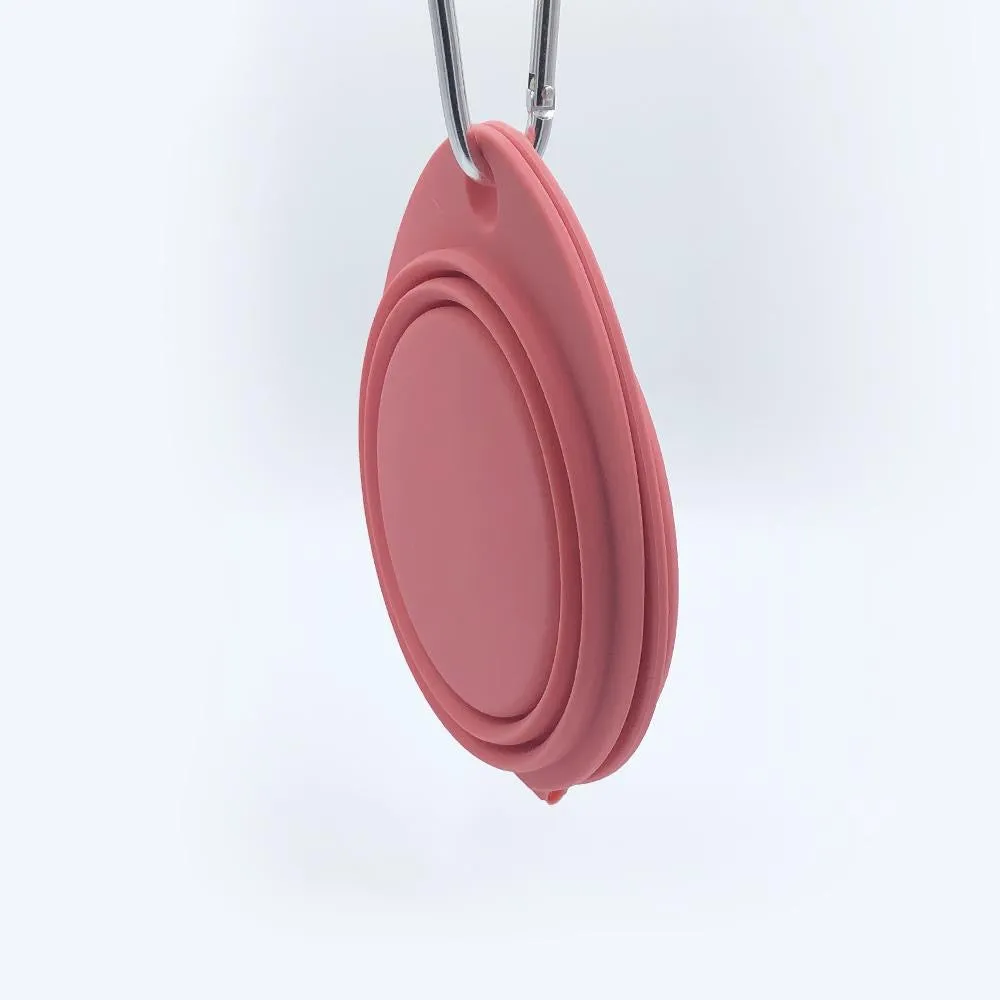 double travel bowl - pink