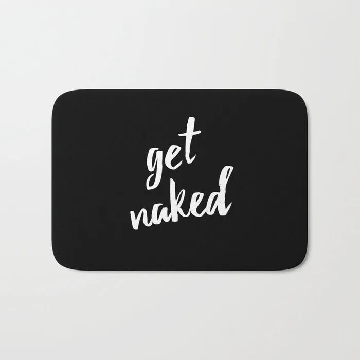 get naked Bath Mat