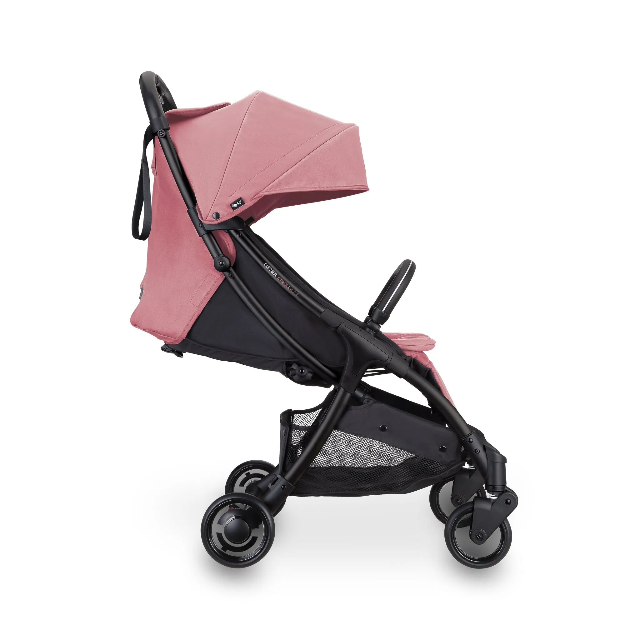 Globber Stroll Lite Baby Stroller - Deep Pastel Pink (0 - 4Y)