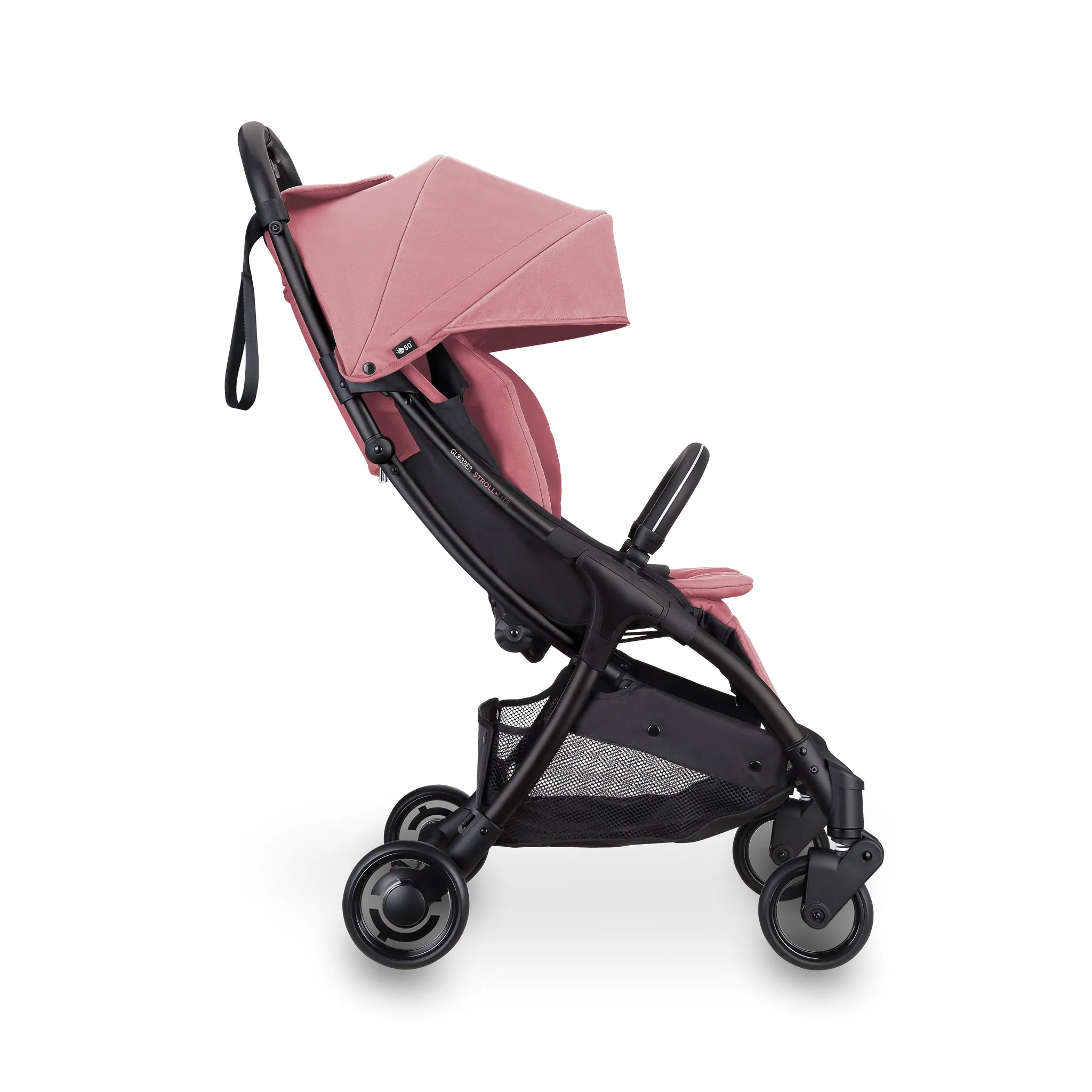 Globber Stroll Lite Baby Stroller - Deep Pastel Pink (0 - 4Y)