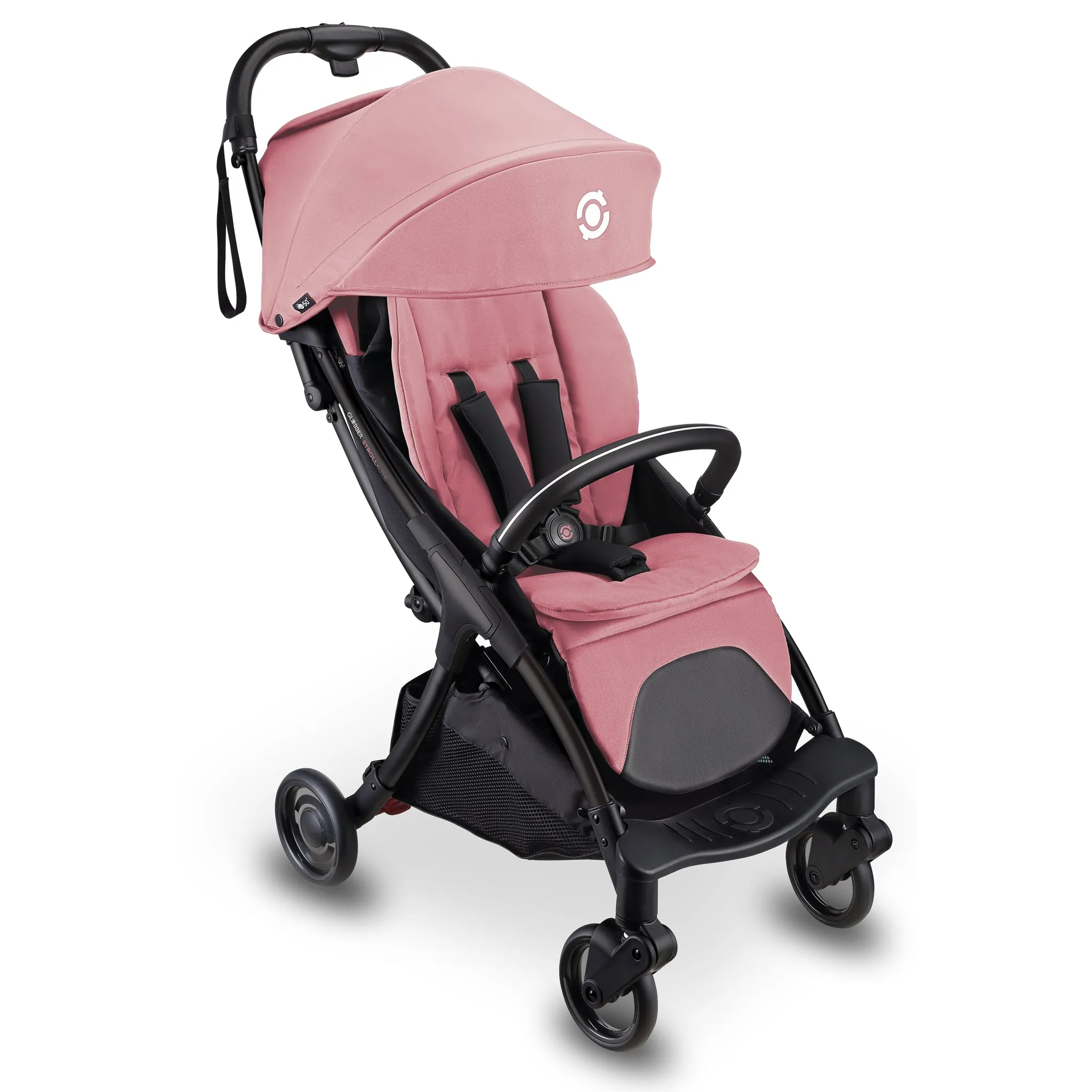 Globber Stroll Lite Baby Stroller - Deep Pastel Pink (0 - 4Y)