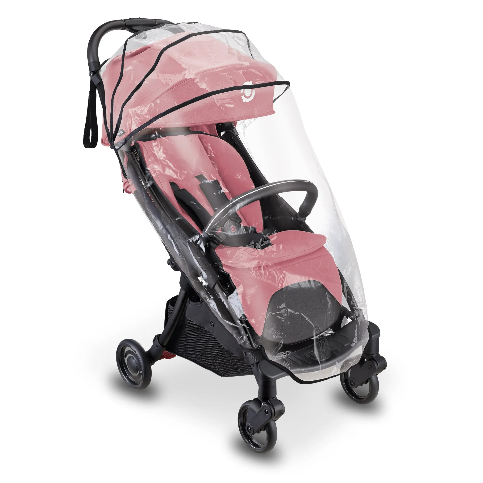 Globber Stroll Lite Baby Stroller - Deep Pastel Pink (0 - 4Y)