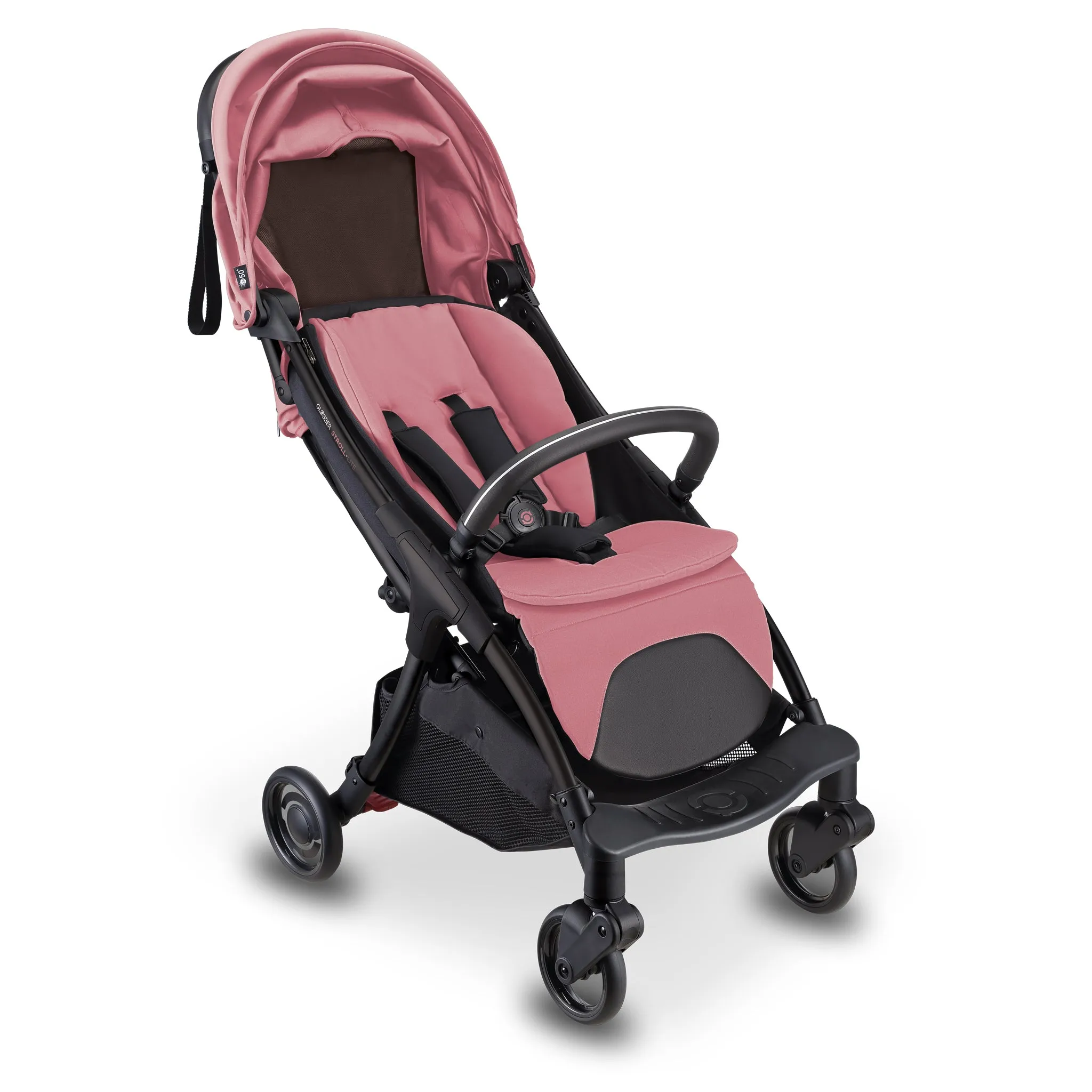 Globber Stroll Lite Baby Stroller - Deep Pastel Pink (0 - 4Y)