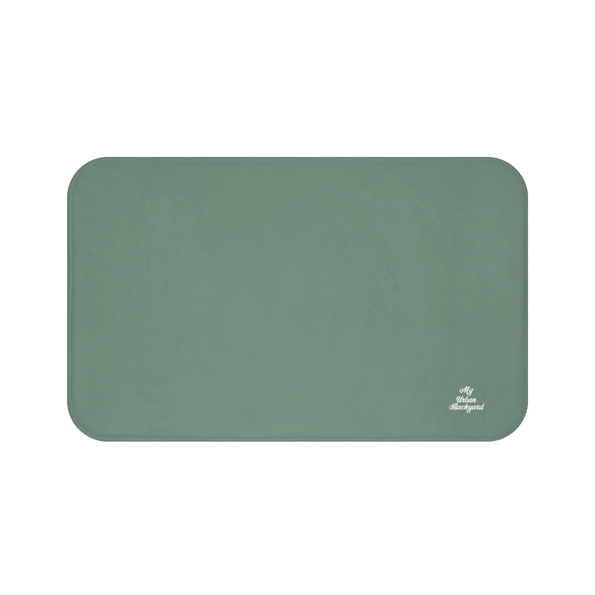 Green Accent Color, Memory Foam Bath Mat - Cozy Bathroom Essential