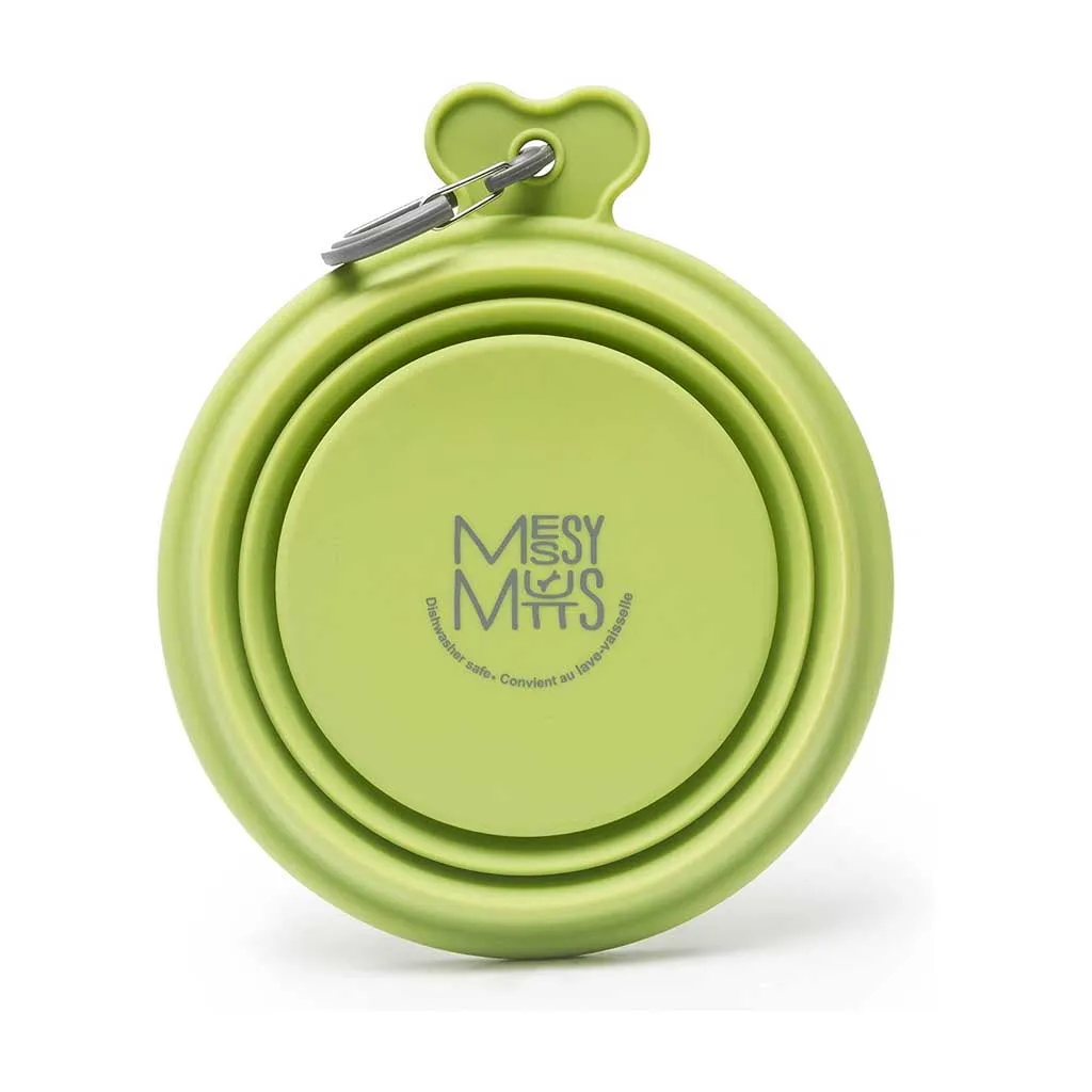 Green Silicone Collapsible Bowl