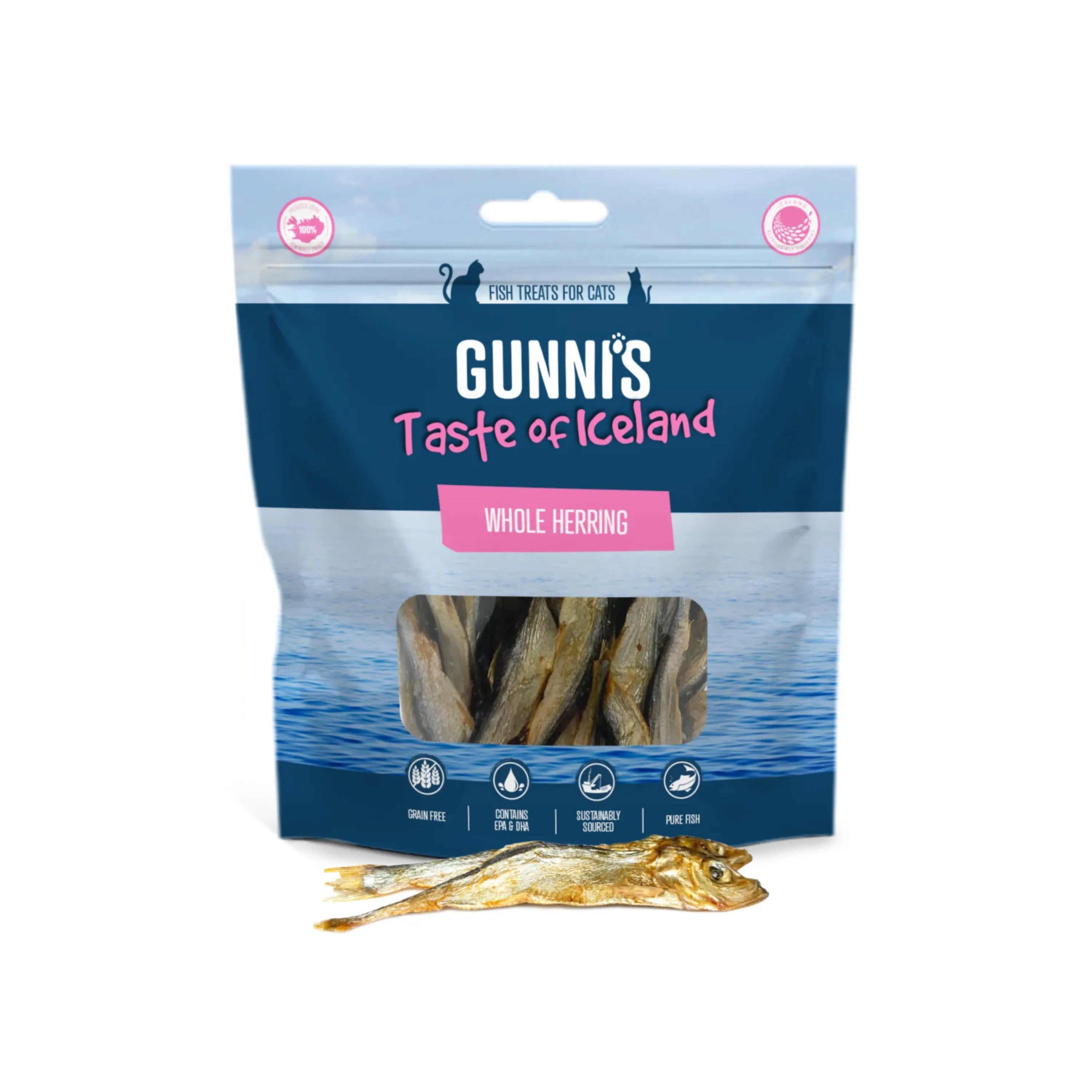 Gunni's Whole Herring Treats 1.5oz