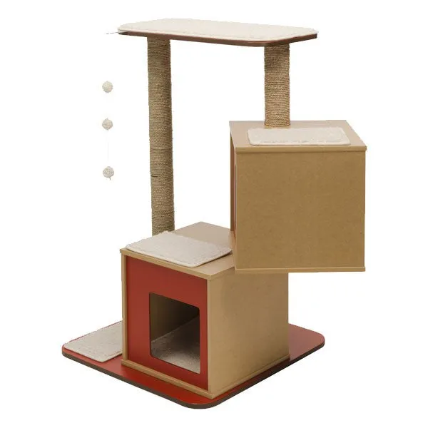 Hagen Vesper V-Double In Red Cat Post