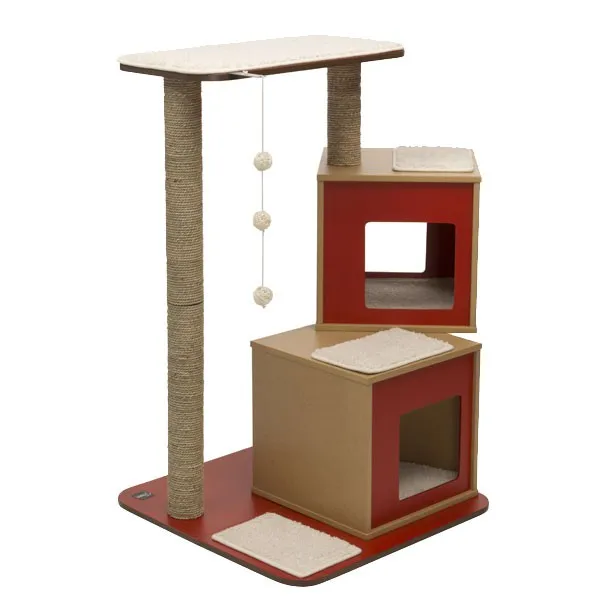 Hagen Vesper V-Double In Red Cat Post