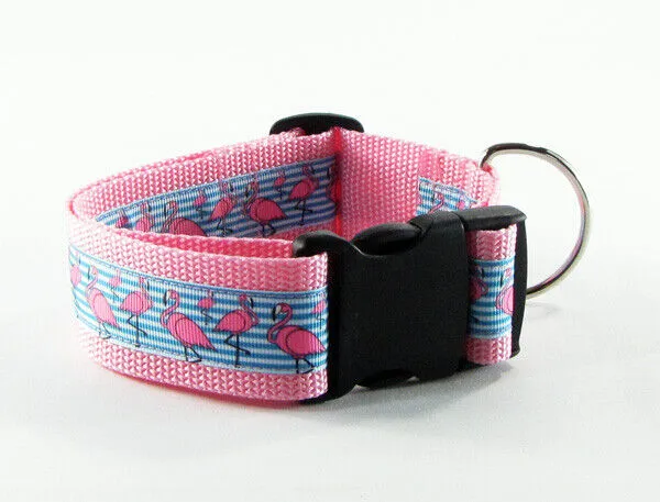 Halloween Candy Corn dog collar handmade adjustable buckle collar 1"wide or leash Petcollarshandmade
