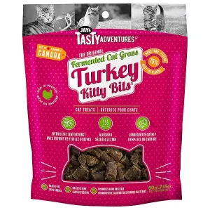 Jay's Fermented Cat Grass Turkey Kitty Bits 60g