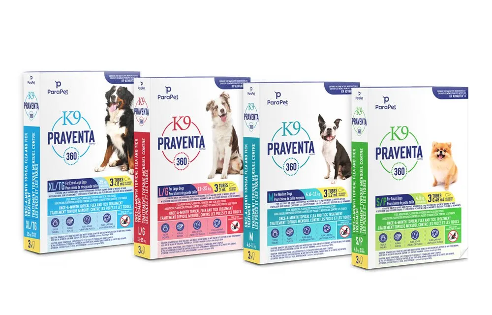 K9 Praventa 360 Flea & Tick Treatment SINGLE DOSE
