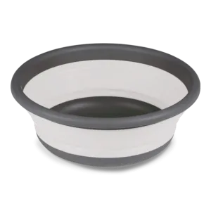 Kampa Collapsible Round Washing Bowl Medium Grey