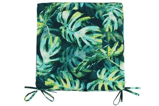 Kehlani Palm Leaf Printed Outdoor Chairpad