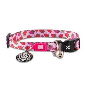 Max & Molly Strawberry Dream Smart ID Cat Collar