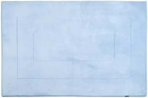 Memory Foam Area Rug, 40 x 64 in, Sky Blue