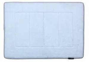 Memory Foam Bath Mat in Sky Blue, 17 x 24 in