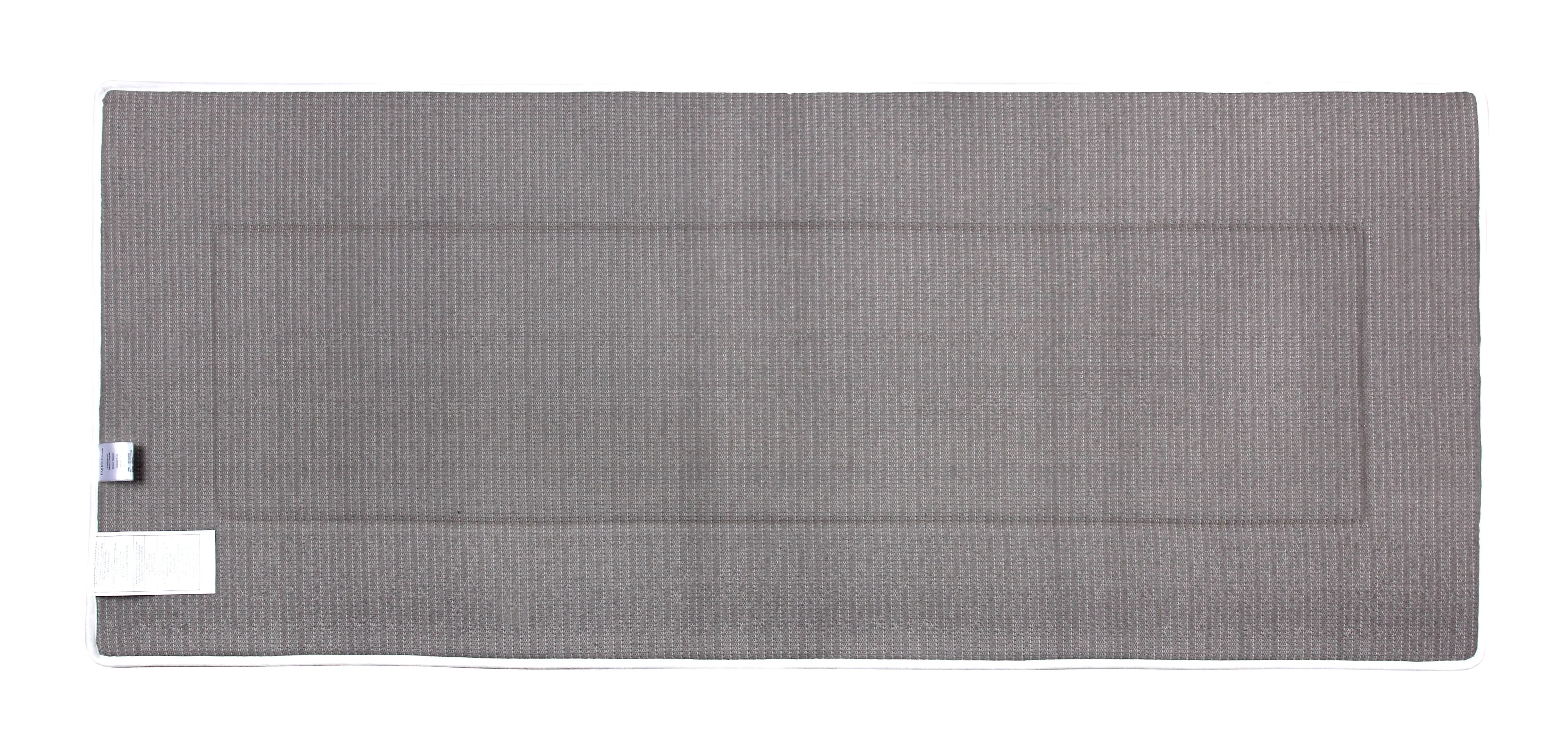 Memory Foam Runner in White, 2 x 5 ft
