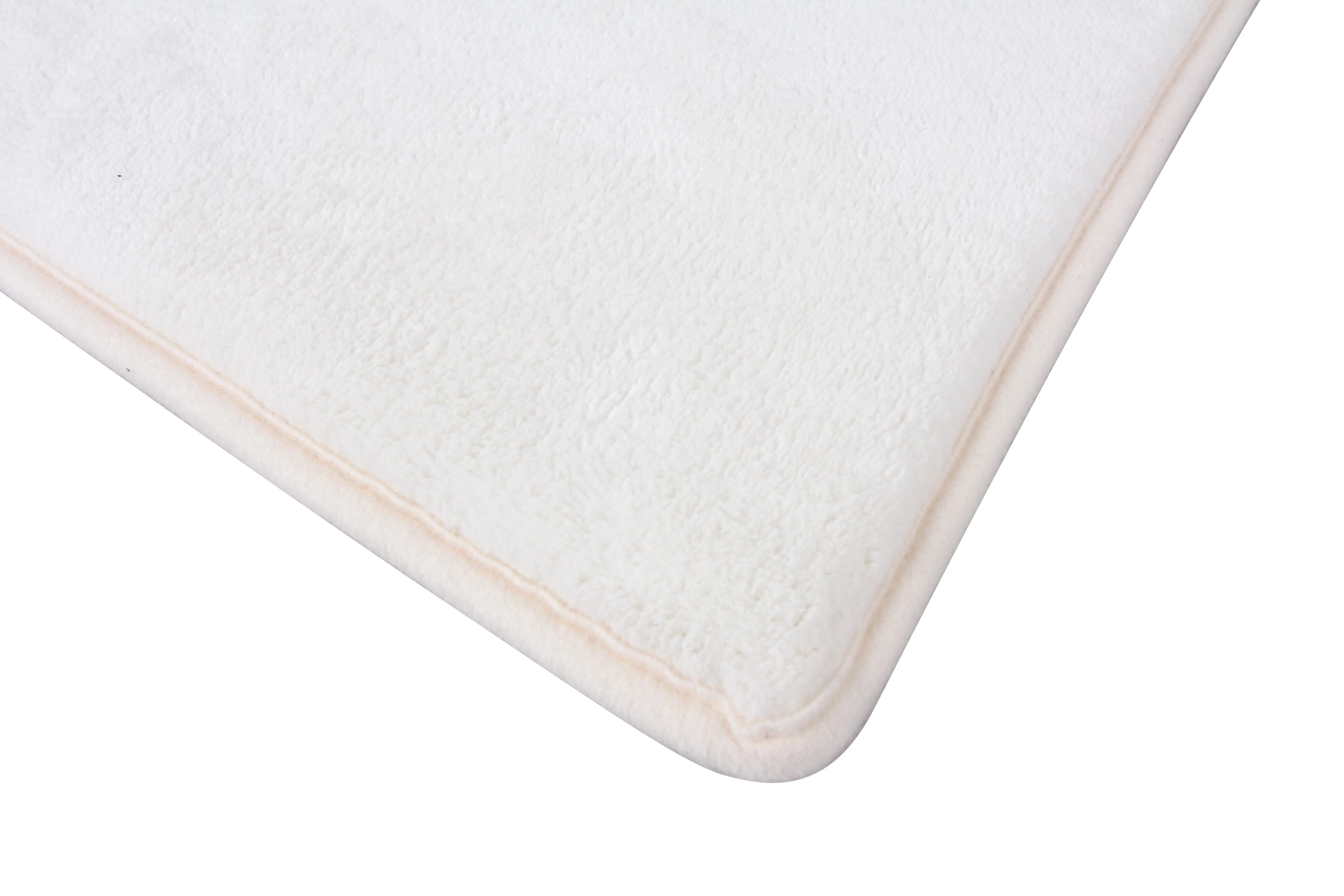 Memory Foam Runner in White, 2 x 5 ft