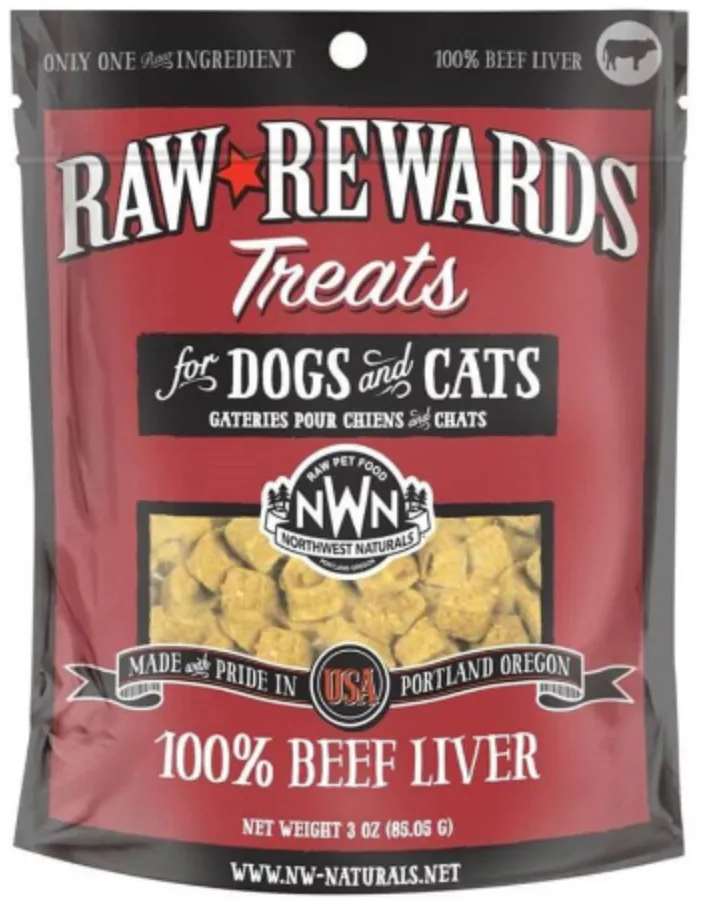 Northwest Naturals Freeze Dried Beef Liver 3 oz.