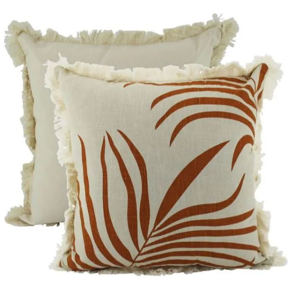 Orange Calliope Cushion - 45cm x 45cm