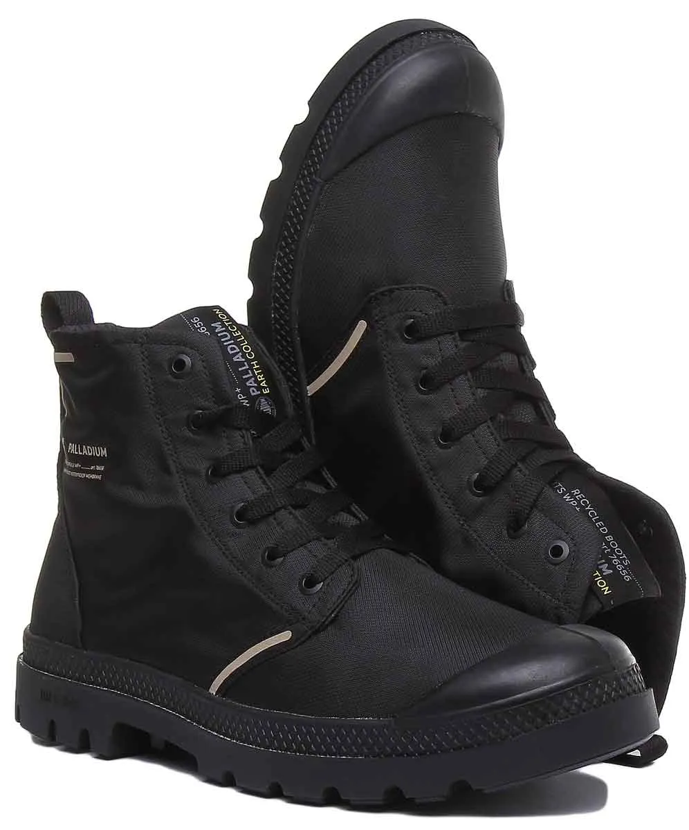 Palladium Lite Recycled Waterproof Boot In Black