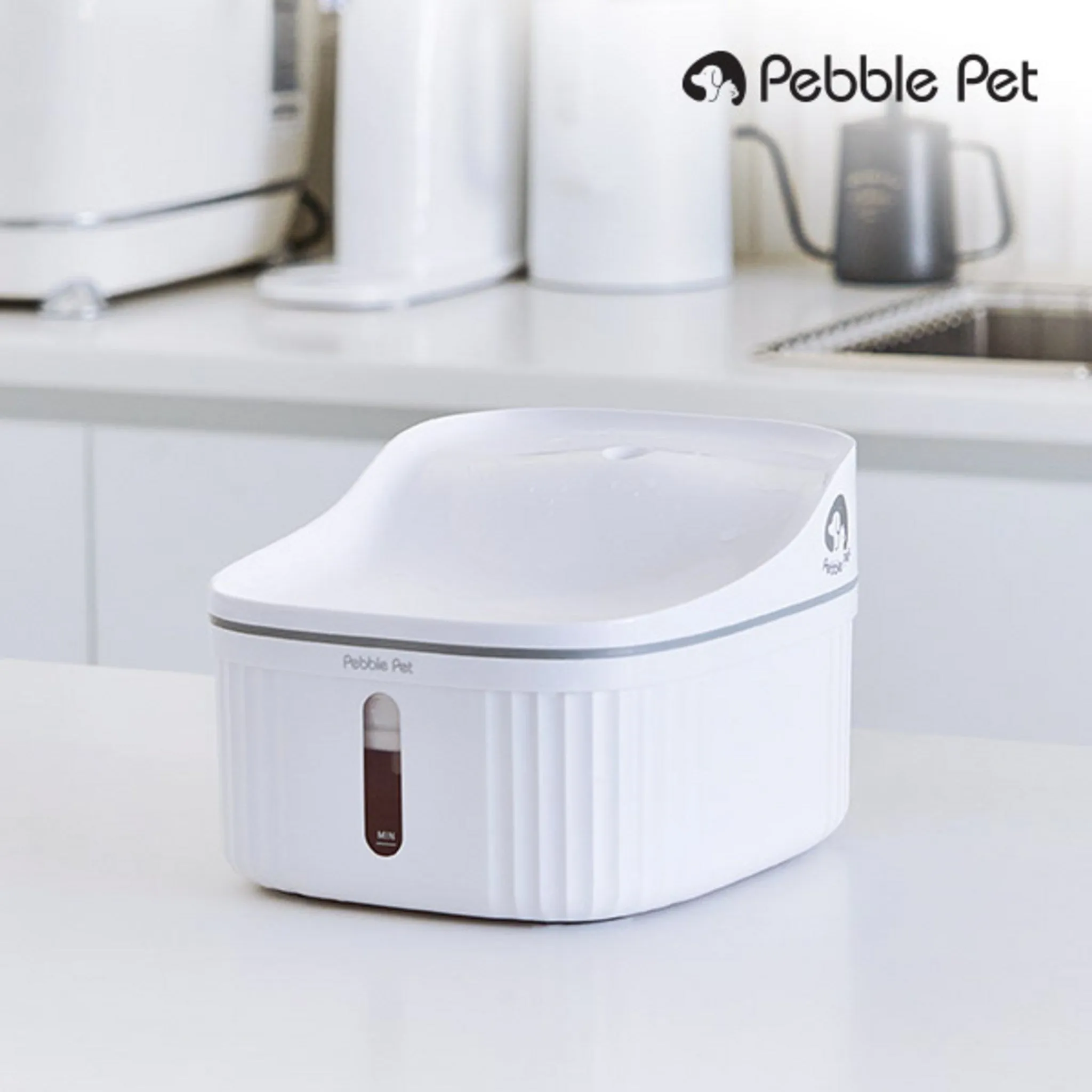 [PEBBLE PET] Large Capacity Automatic Water Dispenser with 3-Stage Filtration for Dogs and Cats IPW200 - Water Bottle/Dispenser/Feeder - 🏆 #72 - Pet Supplies - Best of December