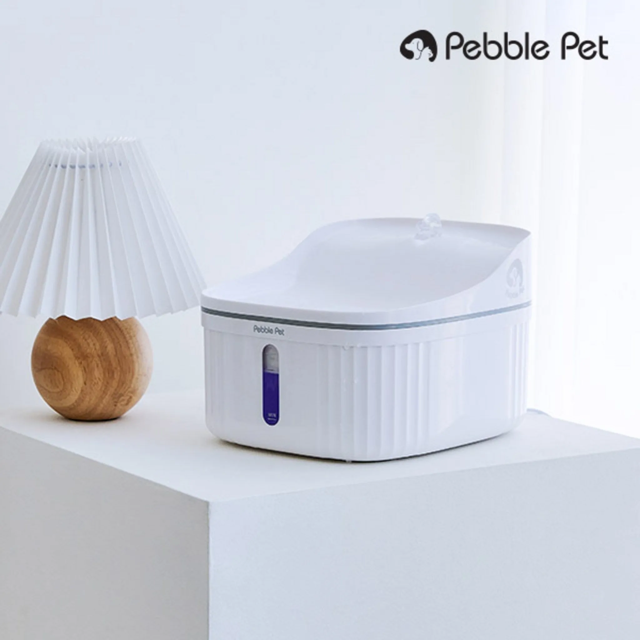 [PEBBLE PET] Large Capacity Automatic Water Dispenser with 3-Stage Filtration for Dogs and Cats IPW200 - Water Bottle/Dispenser/Feeder - 🏆 #72 - Pet Supplies - Best of December