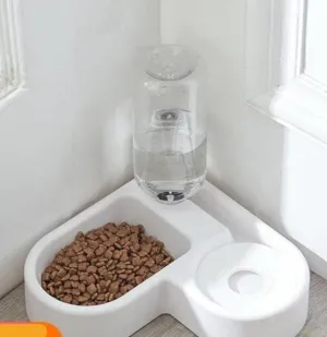 Pet Food & Water Feeder Bowl Automatic