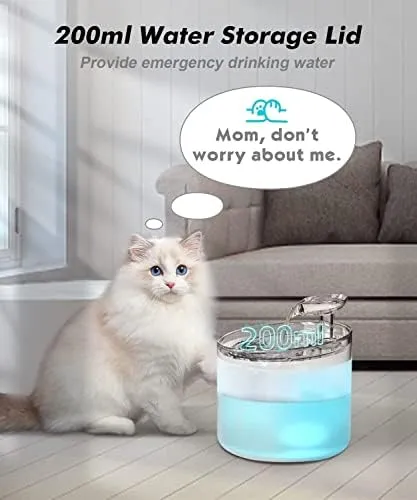 Pet Water Fountain | (WF100WH-Light)