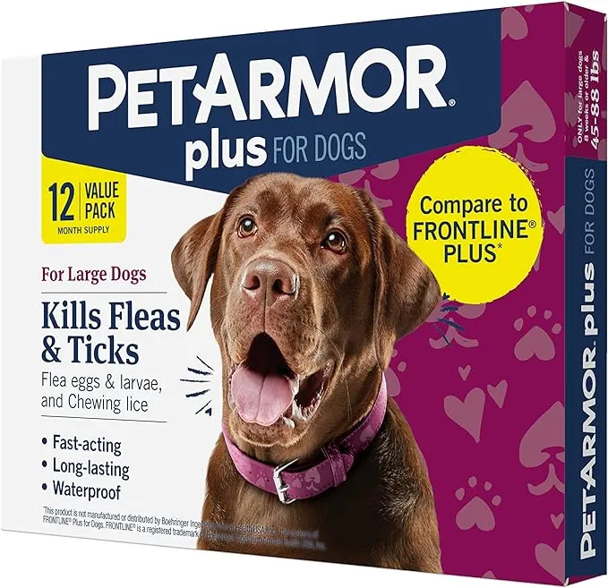 PetArmor® Plus Flea & Tick Topical for Dogs