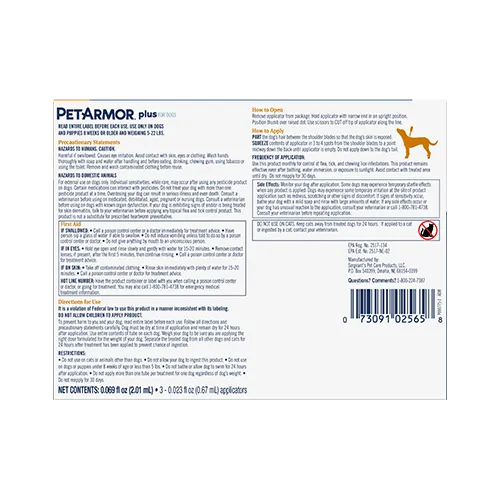 PetArmor® Plus Flea & Tick Topical for Dogs