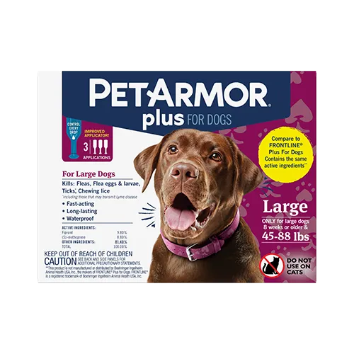 PetArmor® Plus Flea & Tick Topical for Dogs