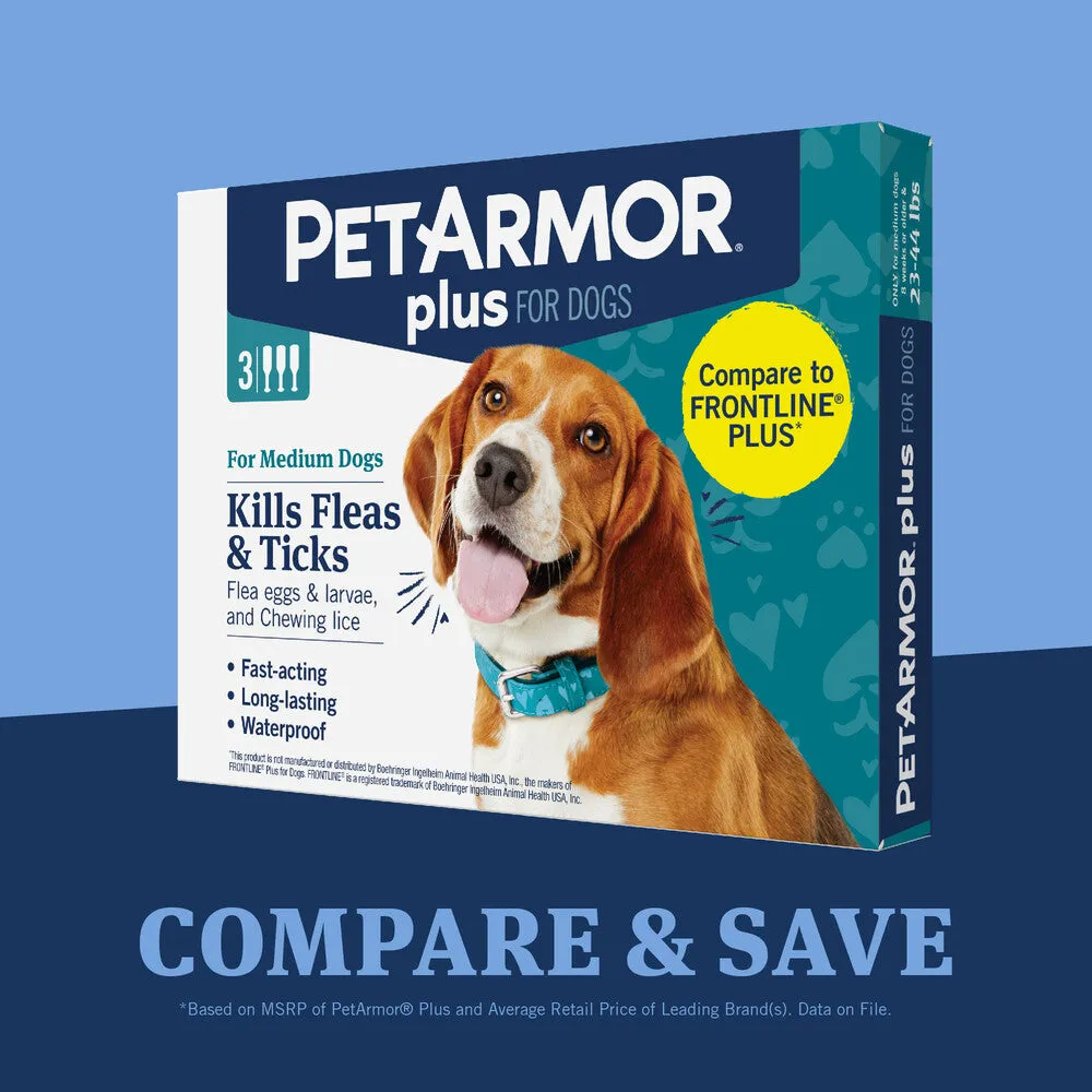 PetArmor® Plus Flea & Tick Topical for Dogs